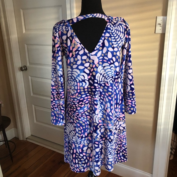 NWT Lilly Pulitzer Shift Dress, Sparkling Grotto - Picture 2 of 5